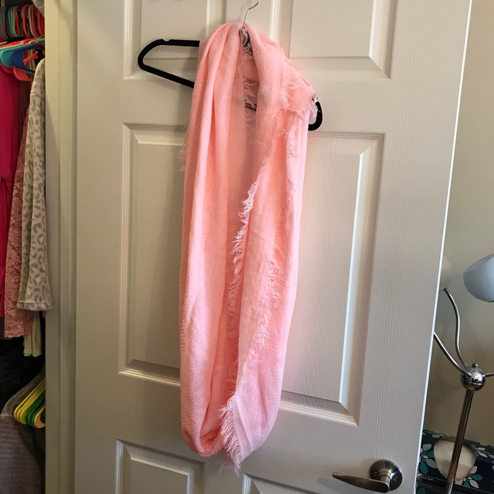 Charming Charlie Pink Infinity Scarf